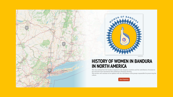 Screenshot of interactive StoryMap.